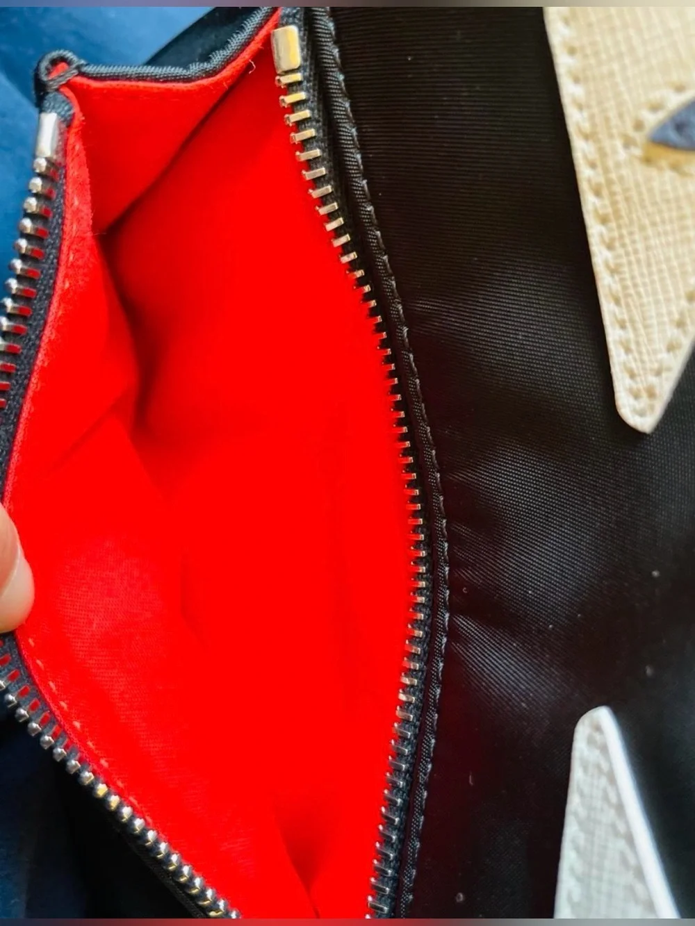 Fendi Mini Monster Eyes Backpack in black,